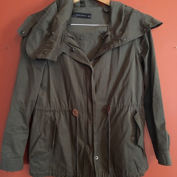 Zara Jackets & Coats Zara Woman Utility Army Jacket Size M Poshmark